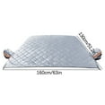 thumbnail image 3 of Tgbvmt Vehicle Mounted Winter Snow Proof Car Cover Windshield Protector Cover for SUVs and Sedans Easy Installation with Anti-Theft Panels and All-Season Protection 130x160cm Size for Winter Use, 3 of 9