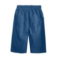 thumbnail image 5 of Wutalume Women's Fashion Casual Loose Solid Color Capri Pants with Front and Back Pockets Summer Beach Vacation,Navy M, 5 of 5