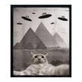 thumbnail image 2 of Cat UFO Meme - Funny Cat Selfie With UFOs T-Shirt Christmas Gifts For Teens Boys  Men Family YYQ 180g, 2 of 5