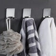 thumbnail image 4 of 4pcs H H D For Er, Less Steel Utility Hooks For Towel, Loofah, Robe And Coat, Bath Kit Izer, , P, 4 of 5