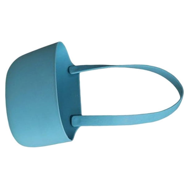 Yuarrent Cesta de drenaje ajustable, soporte de esponja TPR, grifo colgante, estante de baño hueco, bolsa de capa de almacenamiento de Cocina y Comedor Verde oscuro