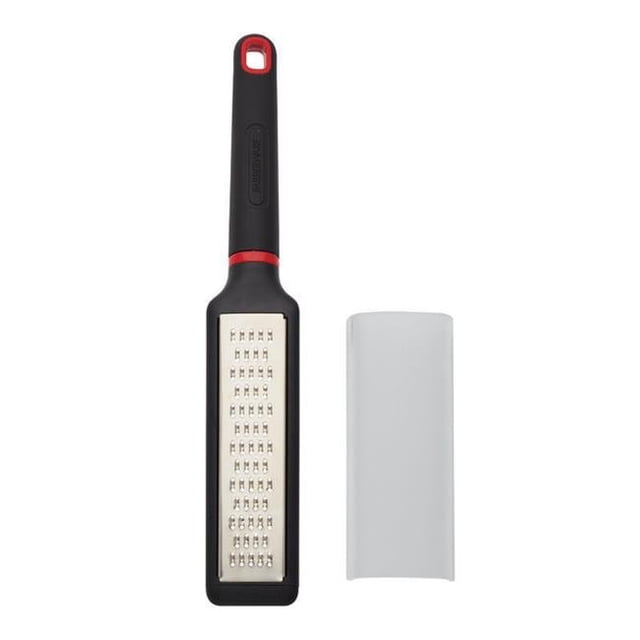 6 Râpe en Plastique & Acier Inoxydable in. Noir & Argent
