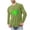 Green, variant on ZRGHAOYLQ St Patricks Day Shirts for Men Lucky Shamrock Graphic Tees Casual Trendy Long Sleeve Pullover Tops Plus Size Crewneck T Shirts Big and Tall Holiday Party Shirt