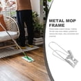 thumbnail image 6 of CRILSTYLEO Commercial Cleaning 1Pack Flat Metal Dust Mop Support Frame with Replaceable Cloth Head 22.6x5.5in, 6 of 8