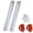 Silver 66", variant on Aluminum Loading Ramps 2PCS, 78"L x 8.5"W Lightweight ATV Ramps, 880LBS/PR Capacity, Portable Ramps for Pickup Trucks Motorcycle Dirt Bike Quad Lawn Mower Snow Blower Golf Cart