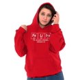 thumbnail image 4 of Feline Periodic Table Funny Cat Lover Unisex Plus Fleece Graphic Hoodie Brisco Brands 5X, 4 of 6