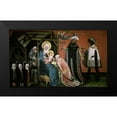 thumbnail image 2 of Master of the Donors, 18x12 Black Modern Framed Museum Art Print Titled - Adoration of The Magi, 2 of 5