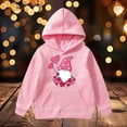 thumbnail image 2 of HNMKIU Sweat à Col Rond pour Enfants Imprimé Saint-Valentin Chandail à Capuchon pour Enfants, 2 of 4