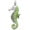 Lime Green, variant on Silver-tone Hot Blue Seahorse - Gold Tone Philipians 4:13 I Do All Things Through Christ Engraved Cross Charm Bracelet, 6.5+1.5" Extender