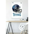 thumbnail image 5 of NFL Tennessee Titans - Drip Helmet 20 Wall Poster with Wooden Magnetic Frame, 22.375" x 34", 5 of 5