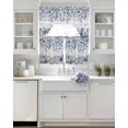 thumbnail image 3 of Blue Coastal Starfish Swag Curtains for Living Room/Bedroom Windows, Beach Nautical Shell Eucalyptus Wooden Kitchen Curtains and Valances Set 36 Inch Length, Swags Valance Curtain Panels, 3 of 5