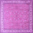 thumbnail image 1 of Ahgly Company Indoor Square Persian Purple Traditional Area Rugs, 3' Square, 1 of 4