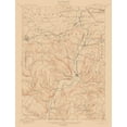 thumbnail image 2 of USGS 25x32 Gold Ornate Wood Framed with Double Matting Museum Art Print Titled - Shoharie New York Quad - USGS 1900, 2 of 4