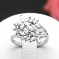 thumbnail image 2 of Shai Lynn Engagement Ring Marquise Flower Silver Cz Womens Ginger Lyne Collection, 2 of 5