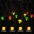 thumbnail image 3 of Lámpara solar en forma de hongo, lámpara solar en forma de hongo para jardín al aire libre, resistente al agua, lámpara LED solar en forma de hongo multicolor., 3 of 5