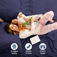 thumbnail image 4 of Martex 225 Cotton Blend Pillowcase Pair, King Pillowcase, Navy, 4 of 6