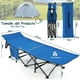 thumbnail image 3 of Costway Cama Plegable para Camping Soporta 272 kg con Reposacabezas Inclinado Portátil para Viaje Senderismo Siestas en Oficina 185x67x54 cm, 3 of 9