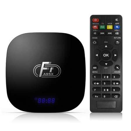 A95X F1 Android 8.1 Amlogic S905W Smart TV Set Top Box Remote Control Quad Core UHD 4K VP9 H.265 1GB / 8GB 2.4G WiFi 100M LAN HD LED (Best Android Smart Tv Box Review)
