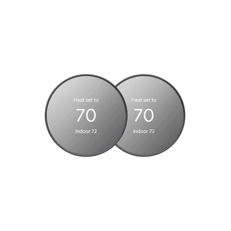 Google Nest Thermostat - Programmable Smart Thermostat for Home - Charcoal