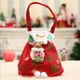 thumbnail image 2 of Bolsa De Tela Para Dulces Bolsa de tela roja con apliques para regalo de dulces (25 x 19 x 15 cm) con cinta decorativa (paquete de 1) JASKFLY, 2 of 6