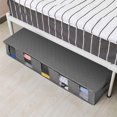 thumbnail image 4 of Cateissary Almacenamiento de ropa no tejida de gran capacidad para debajo de la cama, bolsa con asa, mantas, ropa de cama, divisor de ropa Almacenamiento y organización del hogar, 4 of 6