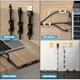 thumbnail image 5 of Laklulu - Paquete de 50 clips adhesivos para cables, soporte para cables, gestión de cables duradera para coche, oficina y hogar (blanco/0,68 mm)., 5 of 5