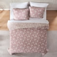 thumbnail image 3 of Lush Decor Zara Floral Block Reversible Cotton Quilt 3 Piece Set King/ Cal King Terracotta - Floral Bedding Set - Block Print Quilt - Vintage Coquette Decor, 3 of 10
