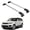 Silver, variant on ERKUL Roof Rack Cross Bars for Range Rover Sport 2014-2022 | Anti-Theft Lock Aluminum Crossbars for Rooftop, Cargo Carrier, Luggage, Kayak, Canoe, Bike | Black