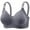 Gray, variant on Ahuyic Summer Womens Bras,Plus Size Bras for Women,Women's Plus Size Without Steel Rims Comfortable And Breathable Gathering Underwear Non-magnetic Thin Cup Bra