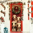thumbnail image 4 of Fundas decorativas para puertas de entrada Fundas elásticas de tela para puertas, para uso festivo en exteriores e interiores Transforme su entrada con el espíritu navideño, 4 of 4