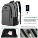 thumbnail image 5 of Mochila para portátil de viaje, mochila para juegos, mochila impermeable para negocios, mochila universitaria, elegante bolso para portátil para hombres y mujeres, gris oscuro, 5 of 7