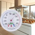 thumbnail image 2 of Indoor Outdoor Temperature Meter Hygrometer Humidity Clock-Shaped, 2 of 8