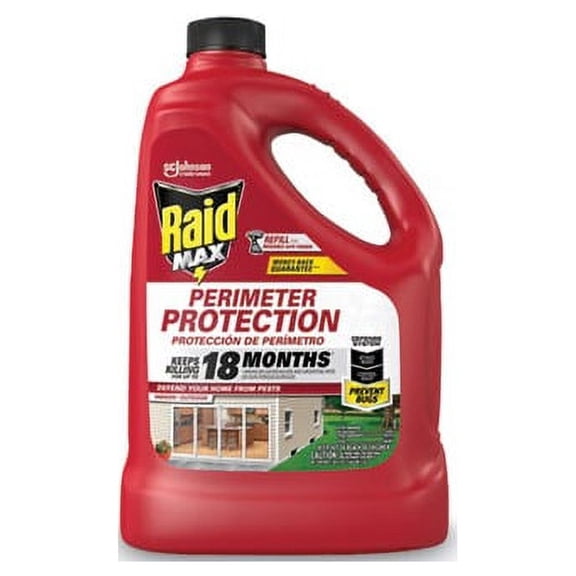 Raid MAX Perimeter Protection Indoor/Outdoor Insecticide,128 oz