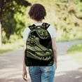 thumbnail image 6 of Lightweight Backpack Crocodile School Bag Travel Laptop Daypack for Men Women Casual Rucksack, 6 of 6