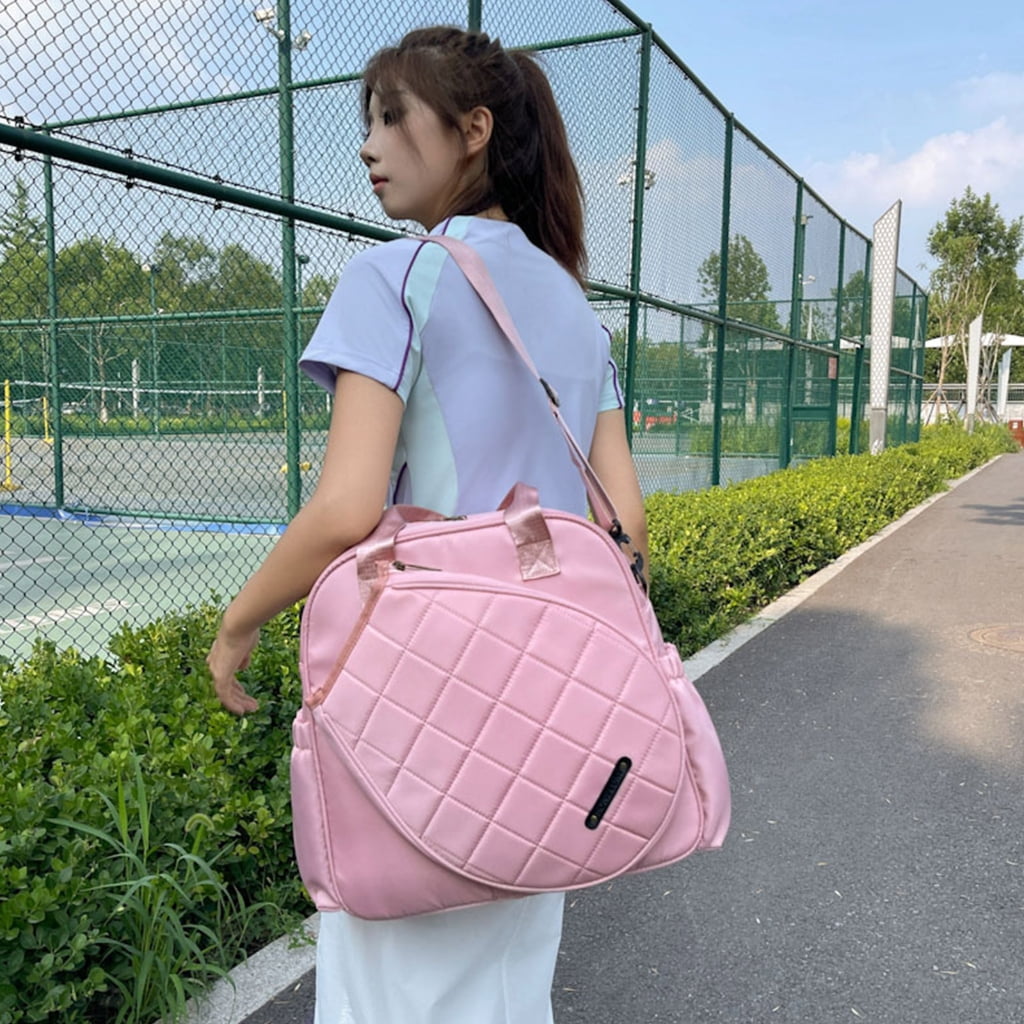 Multipurpose Tennis Racket Bag Adjustable Removable Strap for Athletic Equipment