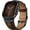 Black/Classic Retro Walnut, variant on Genuine Leather Watch Strap, Replacement Band Compatible with Apple Watch 38/40/41/42/44/45/46/49mm, iWatch Series 1-11, SE 1-3, Ultra 1-3