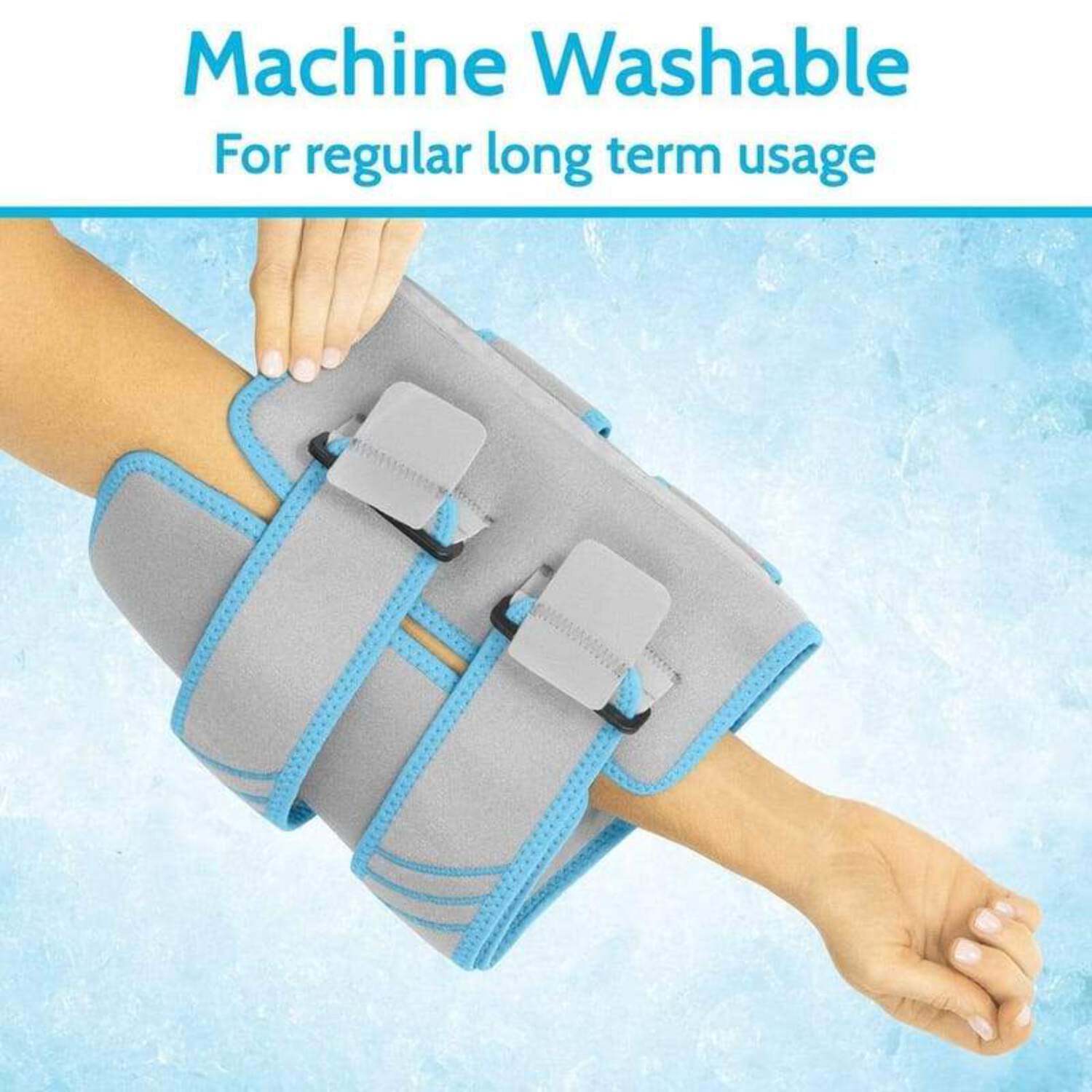 Vive Elbow Ice Pack Wrap – Reusable Hot & Cold Therapy with Compression for Pain Relief, Arthritis, Tendonitis, Sports Injuries – Adjustable for Men & Women