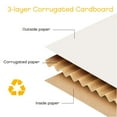 thumbnail image 4 of BagDream 4x4x4 Small Shipping Boxes White Corrugated Cardboard Paper Boxes for Small Bussiness, Packing and Mailing, 25 Pack, 4 of 7