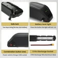 thumbnail image 3 of 5 Pin 48V 15AH Ebike Battery with Charger Lithium Battery XT60 for Adult Electric Bike Tricycle, 3 of 9