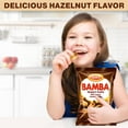 thumbnail image 6 of Bamba Hazelnut Cream Peanut Butter Snacks All Natural Peanut Butter PB Corn Puffs, 2.1oz Bag (Pack of 18), 6 of 8