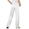 thumbnail image 2 of Woman Within Plus Size Tall Perfect Back-Elastic Gap-Free Straight-Leg Cotton Jeans, 2 of 6