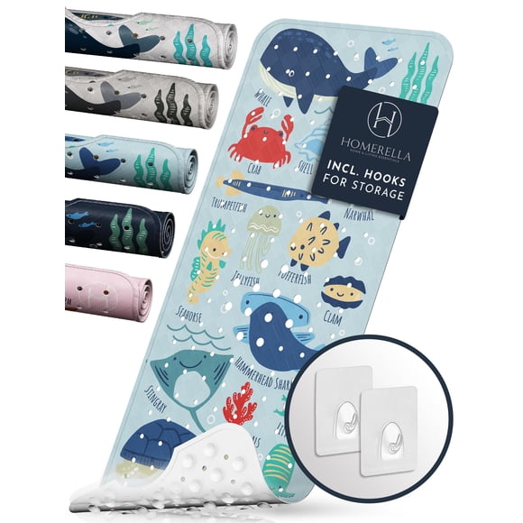 Alfombra de bañera Homerella Baby antimoho, antideslizante, 40 x 40 cm