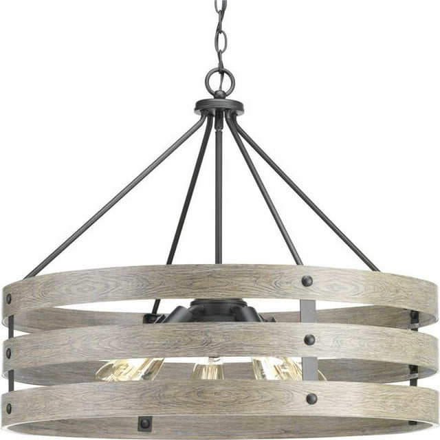Progress Lighting P500090-143 Lampe de Plafond Suspendue 5 Lumières 75W en Graphite 22,75 Po