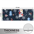 thumbnail image 5 of Kitchen Rugs Sets Of 2,Dark Blue Christmas Santa Pattern Anti Fatigue Kitchen Mat Rugs Non Slip Washable,Decorative Kitchen Floor Mats for Kitchen,Sink,Laundry,17"X47", 5 of 5