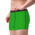 thumbnail image 4 of Bingfone Green Men'S Underwear - Casual Stretch Boxer Briefs-Large, 4 of 9