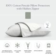 thumbnail image 2 of Ella Jayne 100% Cotton Percale Pillow Protector, Set of 2  -  Standard, 2 of 3