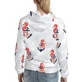 thumbnail image 7 of Lsque Sea Horse And Corals1 Pattern Casual Women's Hoodie,Hooded Sweatshirt with Kangaroo Pocket,Pullover Hoodie with Eye-catching Drawstrings-Medium, 7 of 7