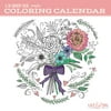 Coloring Calendar 2018 Wall Calendar
