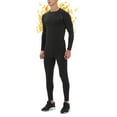 thumbnail image 7 of Thermal Underwear Men Heated Base Layer Set Thermal Underwear Mens Thickening Pant Set Base Layer Men Black S, 7 of 7