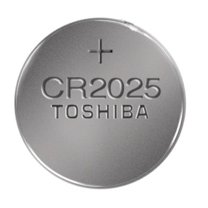 50-Pack CR2025 Toshiba 3 Volt Lithium Coin Cell Batteries (On a Card)